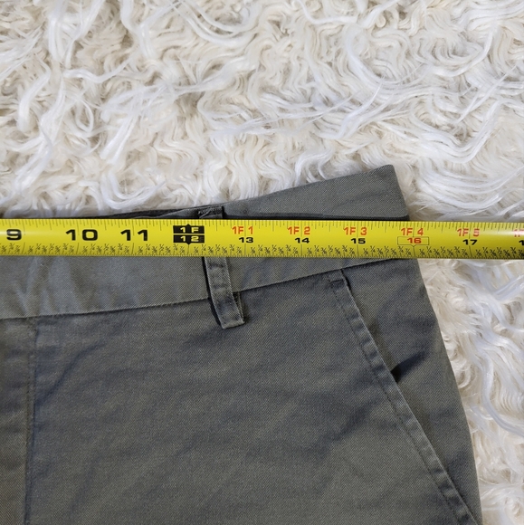 Good American - Good Ease Wide Leg Twill Pants Green Olive - Size 6/28 - Picture 9 of 16